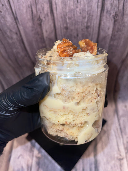 (6) Pecan Praline Cake Jars