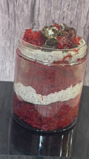 (6) Red Velvet Oreo Cake Jars